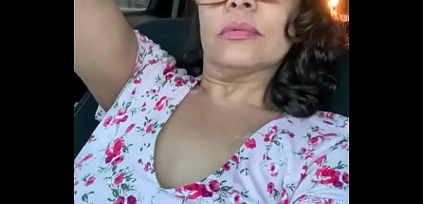  Anna Maria mature Dominican fun in the car